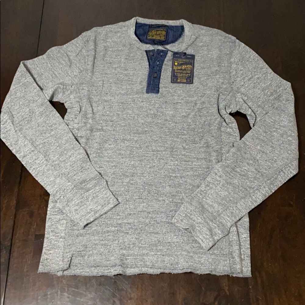 NEW! Lucky Brand Men’s thermal-Henley Size S
